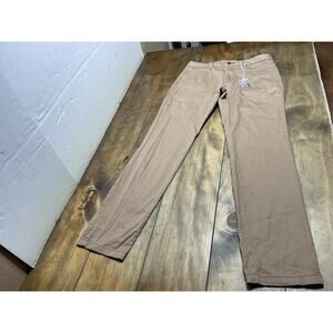Perk Feel Good Chino Pants Mens 31x32 Smoothoak Brown Slim Fit Stretch